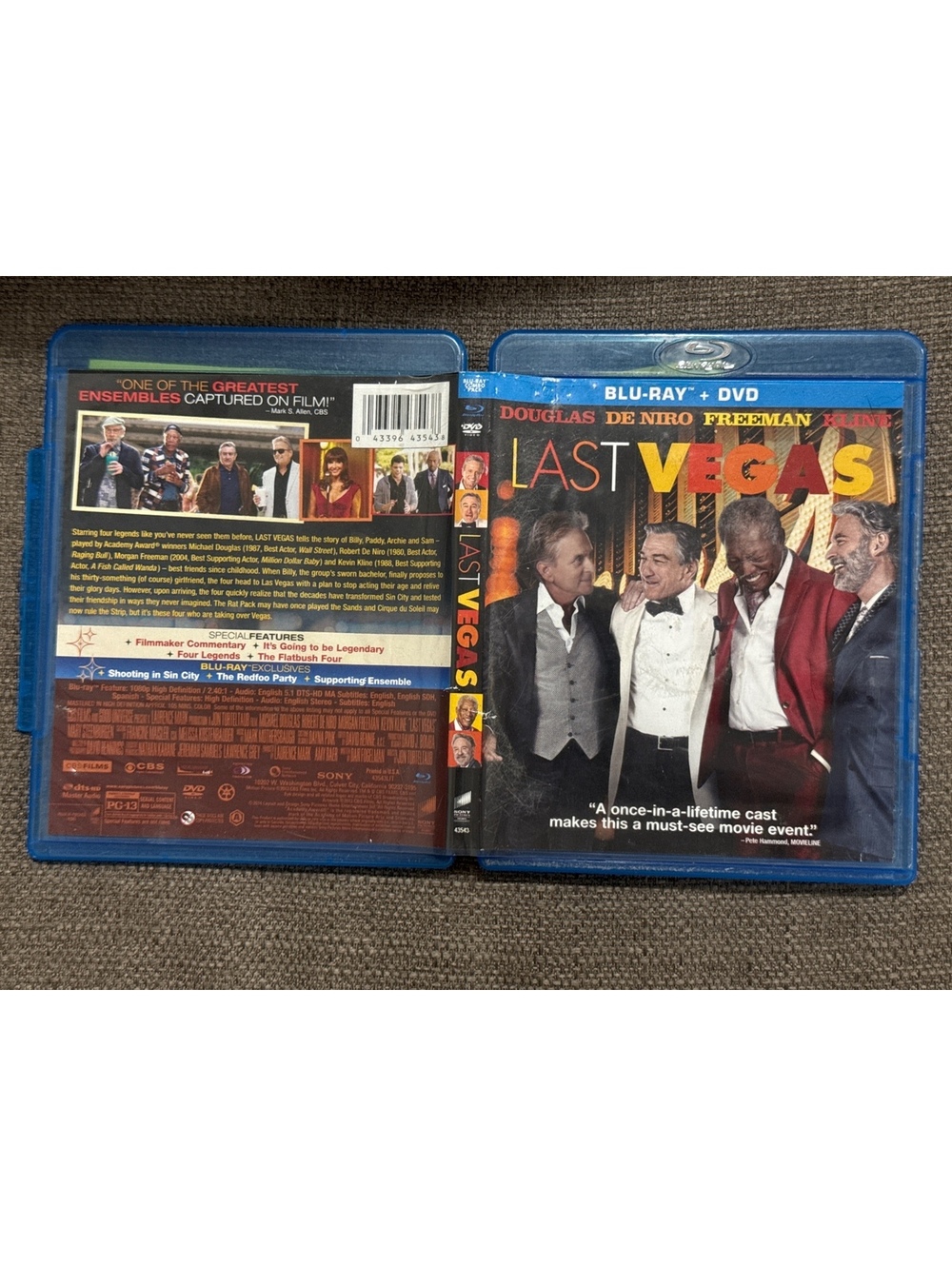 Last Vegas Blu-ray & DVD Michael Douglas Robert DiNero Morgan Freeman